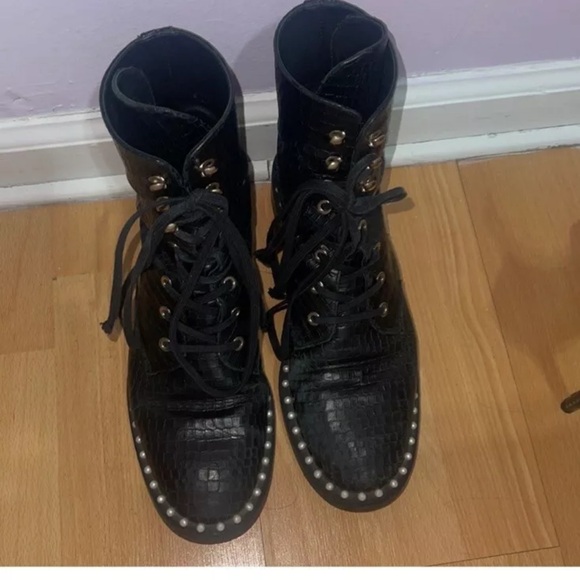 Stuart weitzman black boots women size 7 - Picture 1 of 5